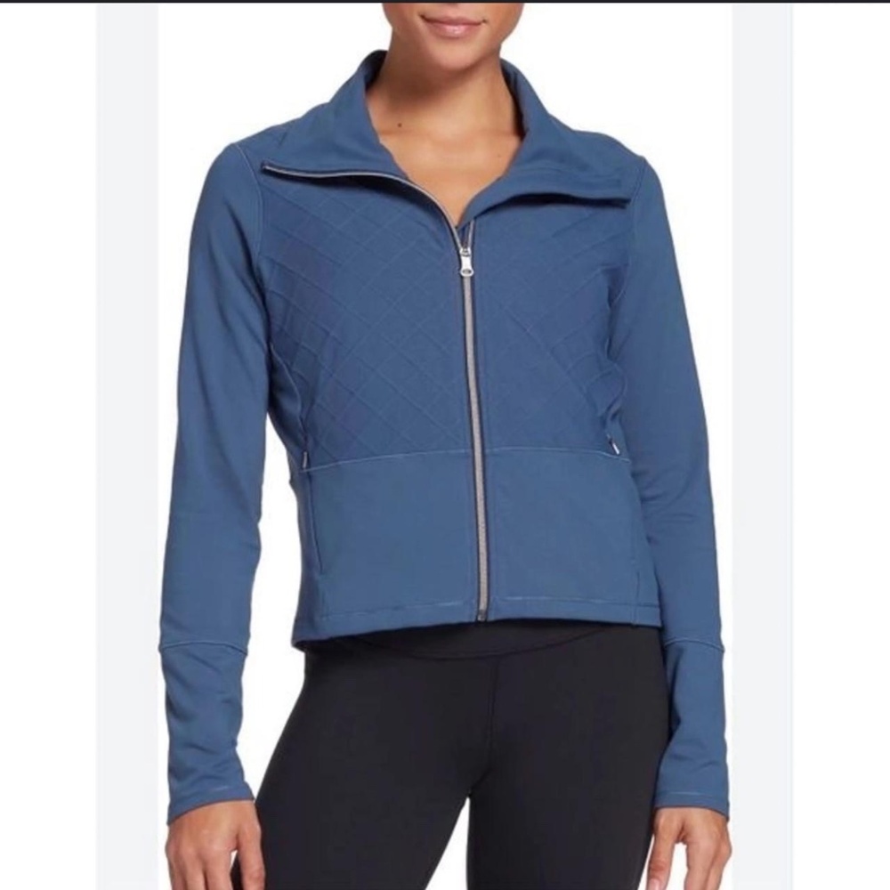 Women's CALIA Blue Quilted Jacket XL